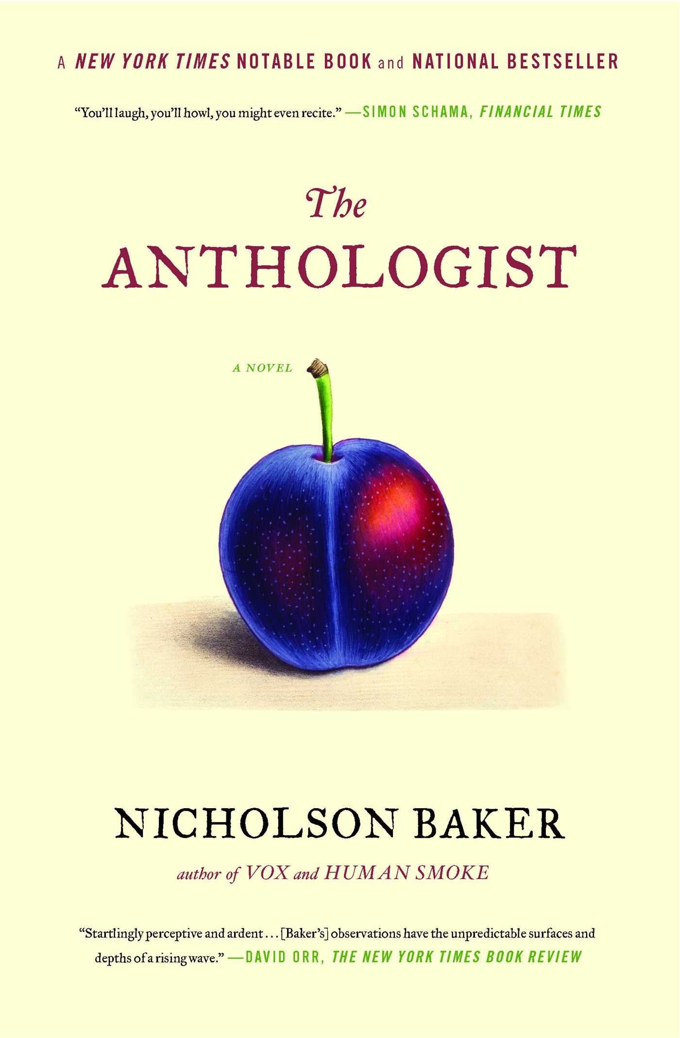 The Anthologist: A Novel The Happy Book Stack