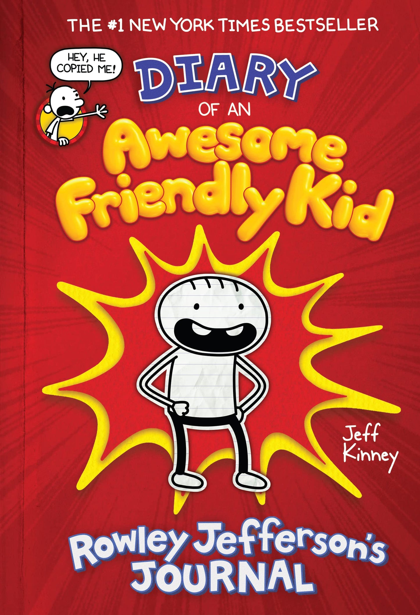 Diary of an Awesome Friendly Kid: Rowley Jefferson's Journal: From the Creator of Diary of a Wimpy Kid (The Awesome Friendly Kid Series) The Happy Book Stack