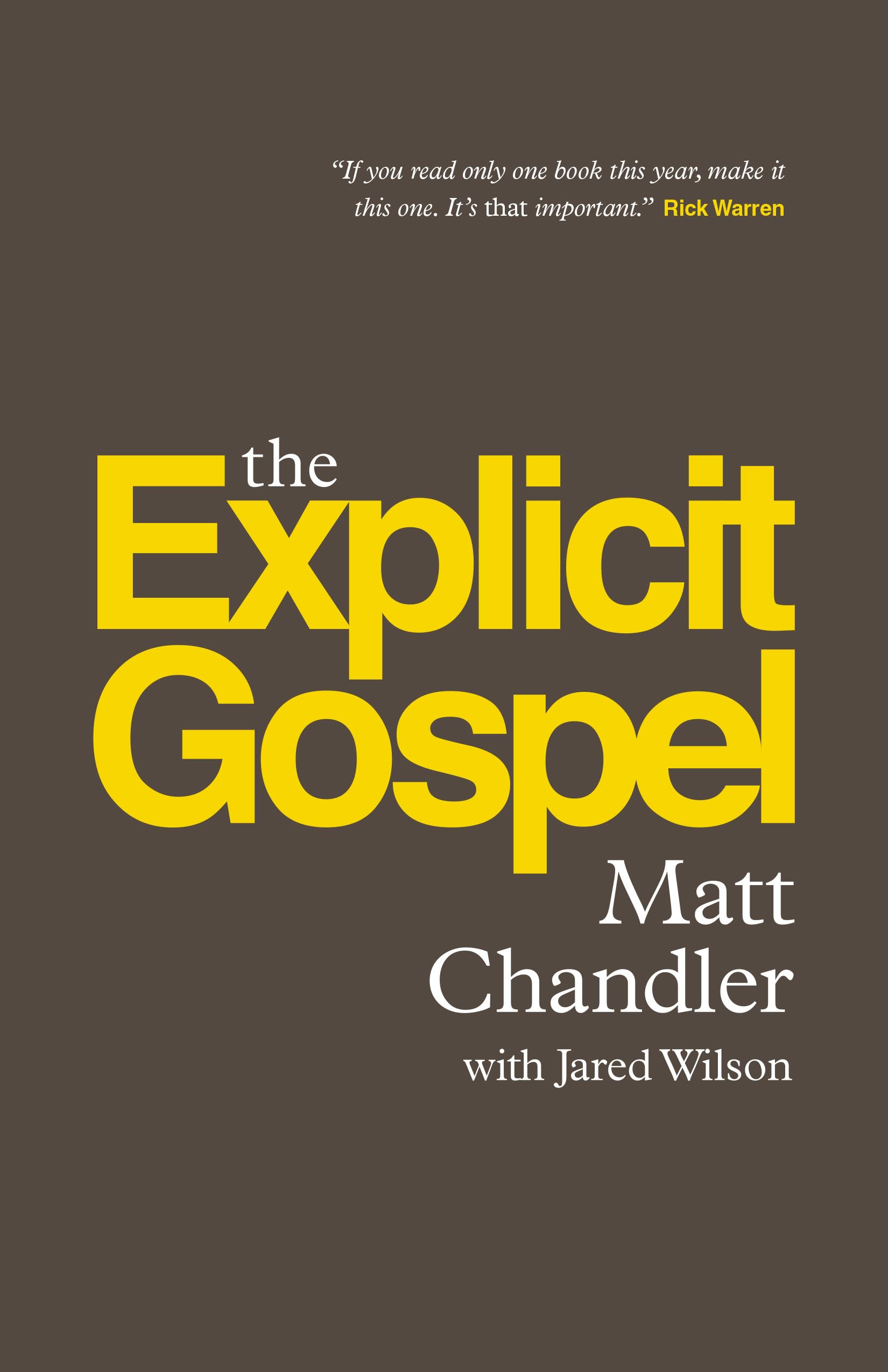 The Explicit Gospel (Re: Lit) The Happy Book Stack