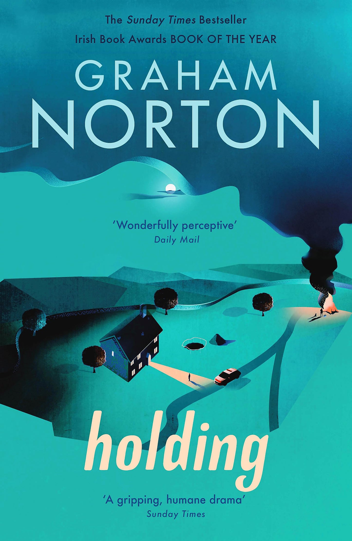 Holding The Happy Book Stack