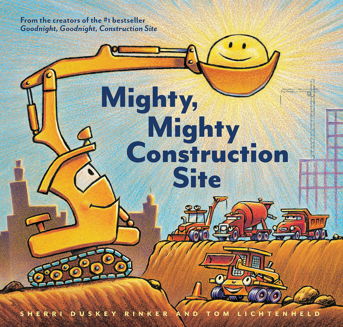 Mighty, Mighty Construction Site (Goodnight Construction Site) The Happy Book Stack