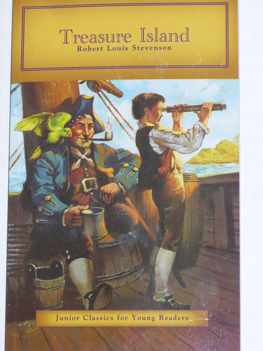 "Treasure Island" by Robert Louis Stevenson - Junior Classics for Young Readers The Happy Book Stack