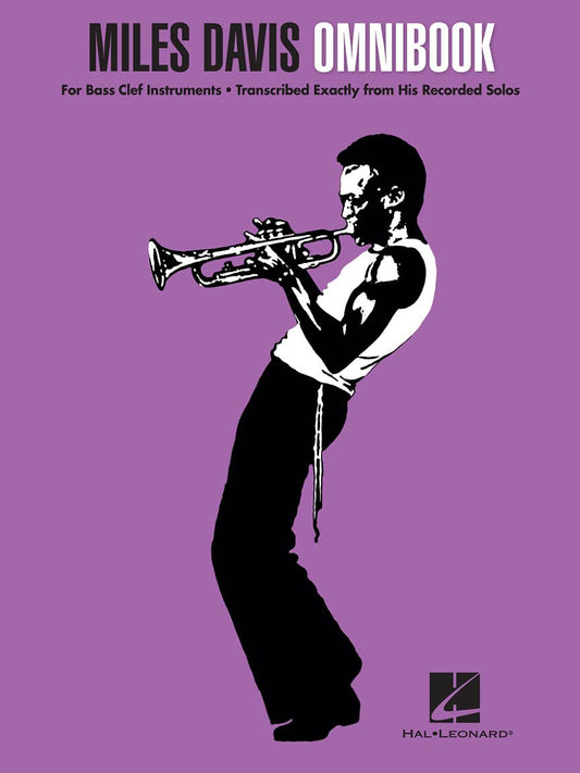 Miles Davis: Omnibook for Bass Clef Instruments | Jazz Sheet Music Book with 50 Transcribed Solos | Bass Clef Songbook for Practice and Performance | Hal Leonard Jazz Collection for Everyone The Happy Book Stack