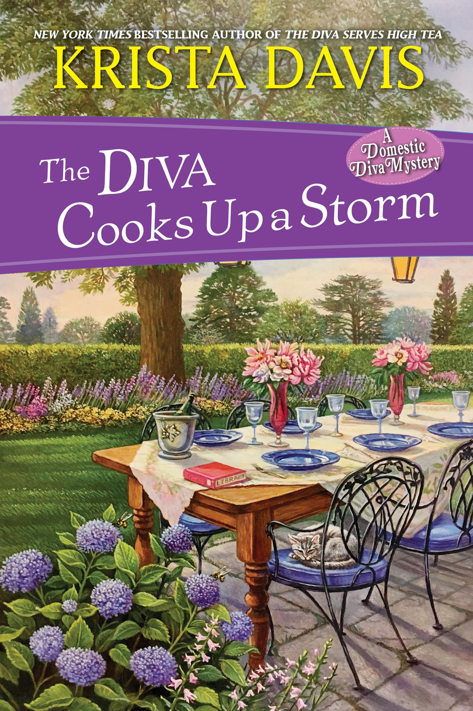 The Diva Cooks Up a Storm (A Domestic Diva Mystery) The Happy Book Stack