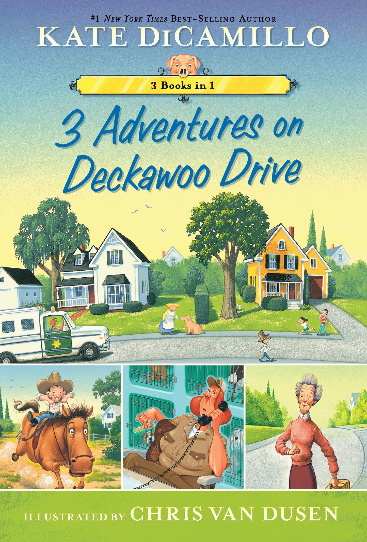 3 Adventures on Deckawoo Drive: 3 Books in 1 (An Early Chapter Book Collection) (Tales from Mercy Watson's Deckawoo Drive) - 3863