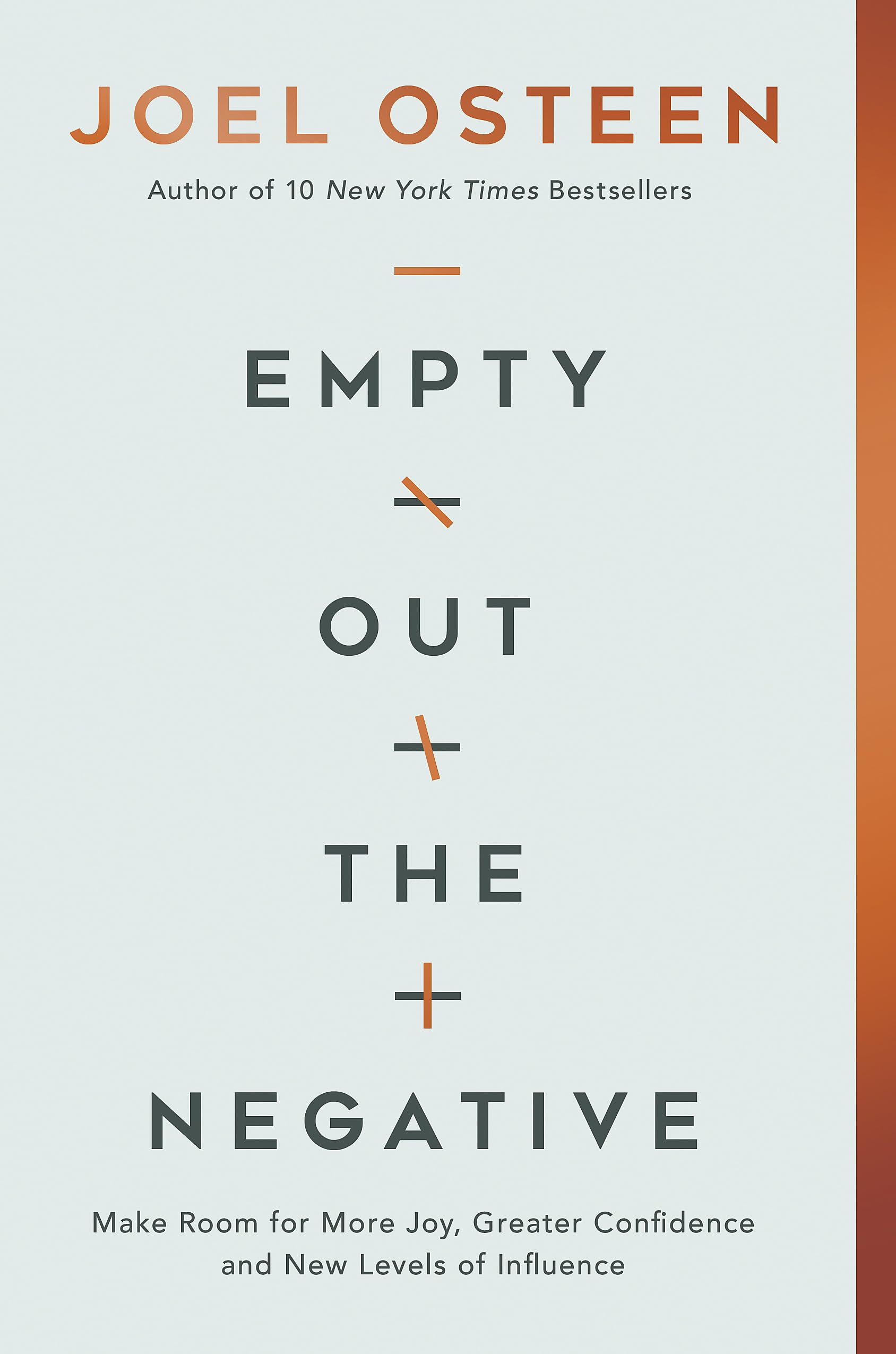 Empty Out the Negative: Make Room for More Joy, Greater Confidence, and New Levels of Influence The Happy Book Stack