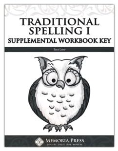 Traditional Spelling Supplemental Workbook Key The Happy Book Stack