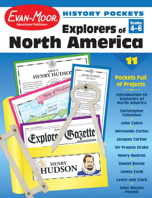 History Pockets: Explorers of North America, Grades 4-6+ The Happy Book Stack