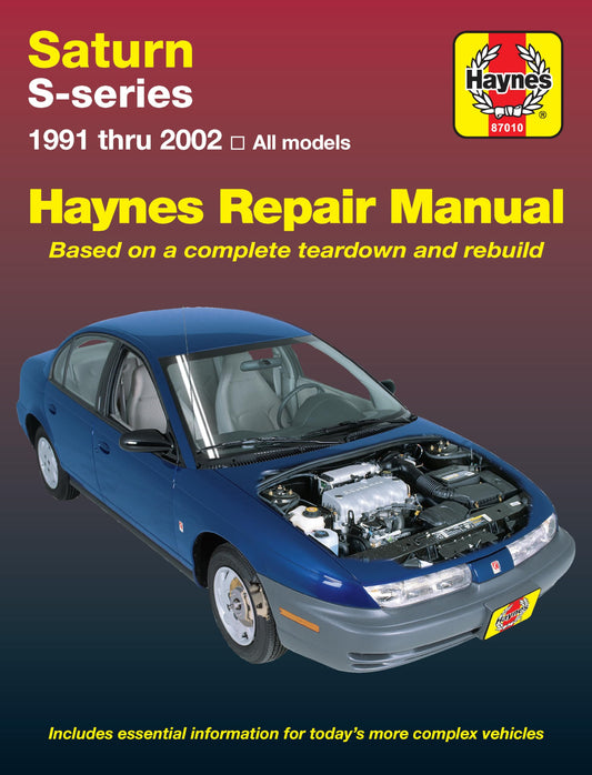 Saturn S-series SL, SL1, SL2, SC, SC1, SC2, SW1 & SW2 (91-02) Haynes Repair Manual - 5744