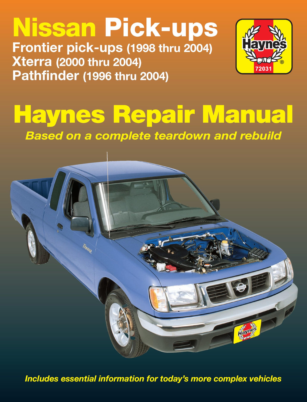 Nissan Fronitier Pickup 1998 thru 2004, Pathfinder 1996 thru 2004 & XTerra 2000 thru 2004 Haynes Repair Manual The Happy Book Stack