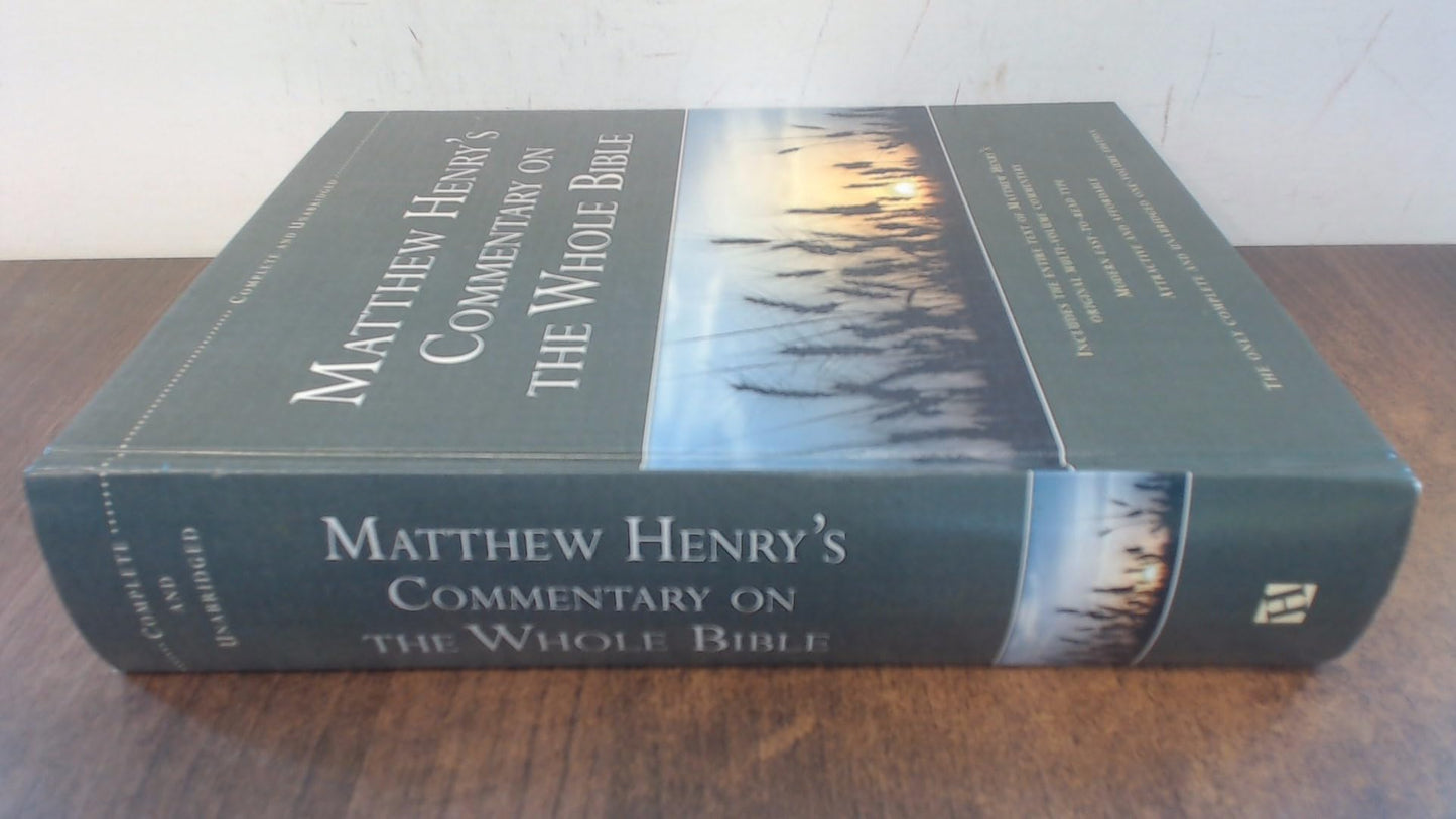 Matthew Henry's Commentary on the Whole Bible: Complete and Unabridged - 9395
