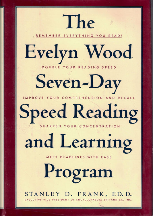 The Evelyn Wood Seven-Day Speed Reading and Learning Program The Happy Book Stack