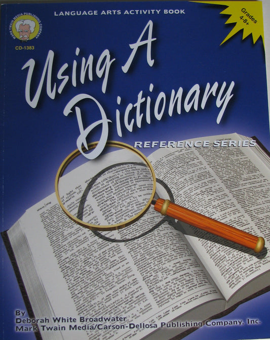 Mark Twain Using a Dictionary Language Arts Workbook, Alphabetical Order, Word Placement, Spelling, Parts of Speech, Grammar, and More for Grades 4 and Up, ELA Classroom or Homeschool Curriculum The Happy Book Stack