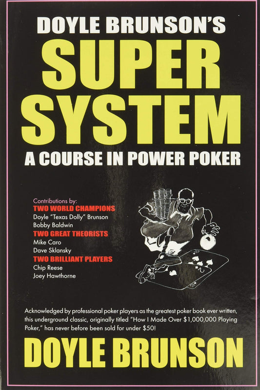 Doyle Brunson's Super System The Happy Book Stack