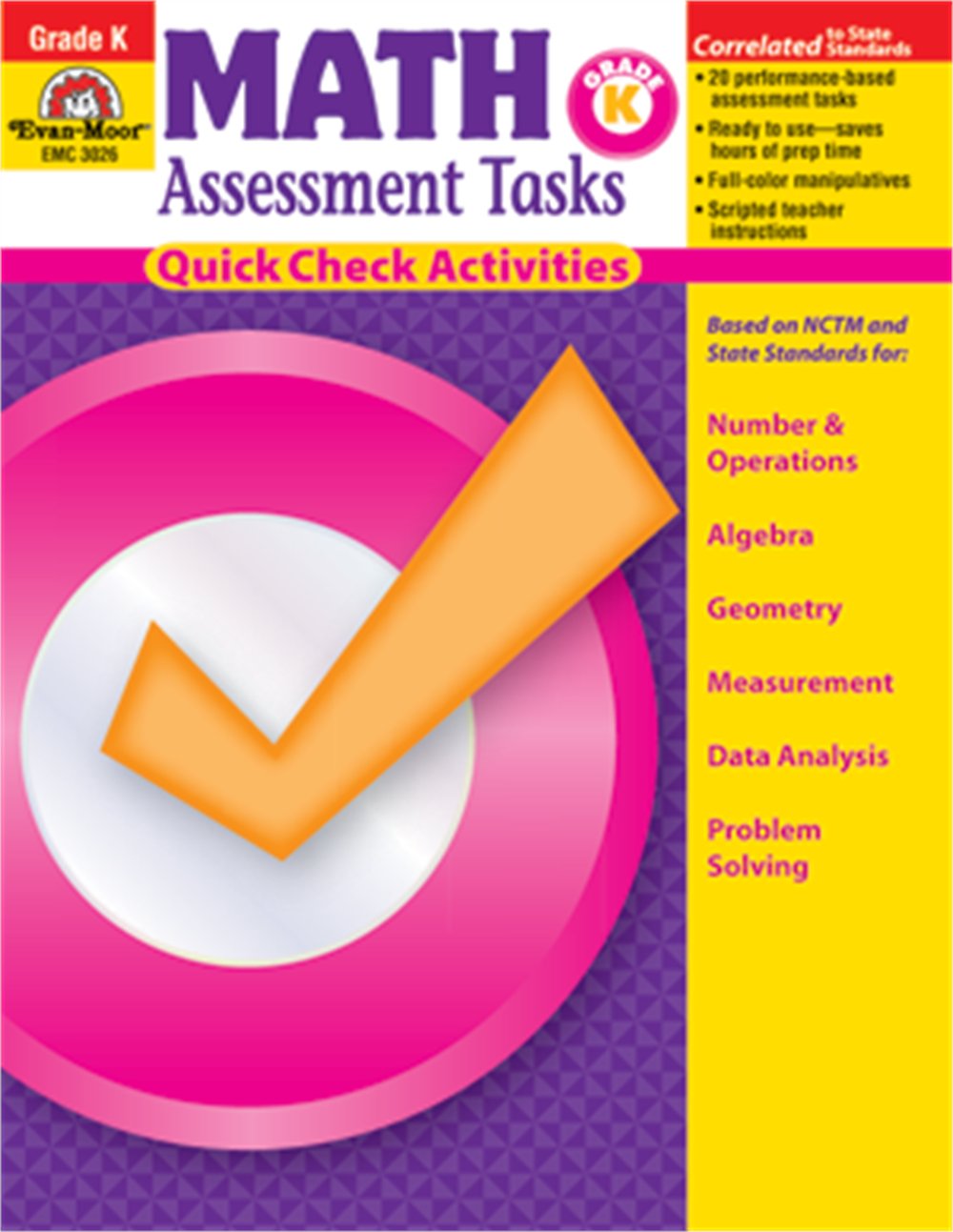 Math Assessment Tasks, Kindergarten The Happy Book Stack