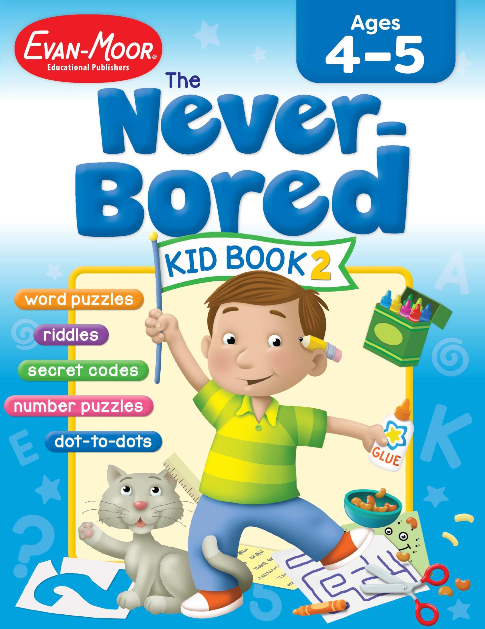 Never-Bored Kid Book 2, Ages 4-5 The Happy Book Stack