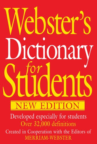 Webster's Dictionary for Students The Happy Book Stack