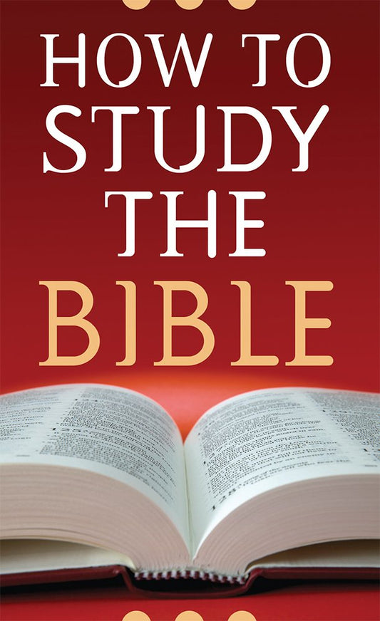 How To Study The Bible (Value Books) - 9870