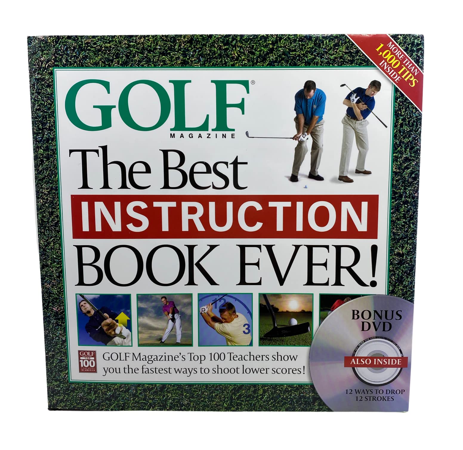 The Best Instruction Book Ever! Golf Magazine's Top 100 Teachers Show You the Fastest Ways to Shoot Lower Scores! (Book + DVD) The Happy Book Stack