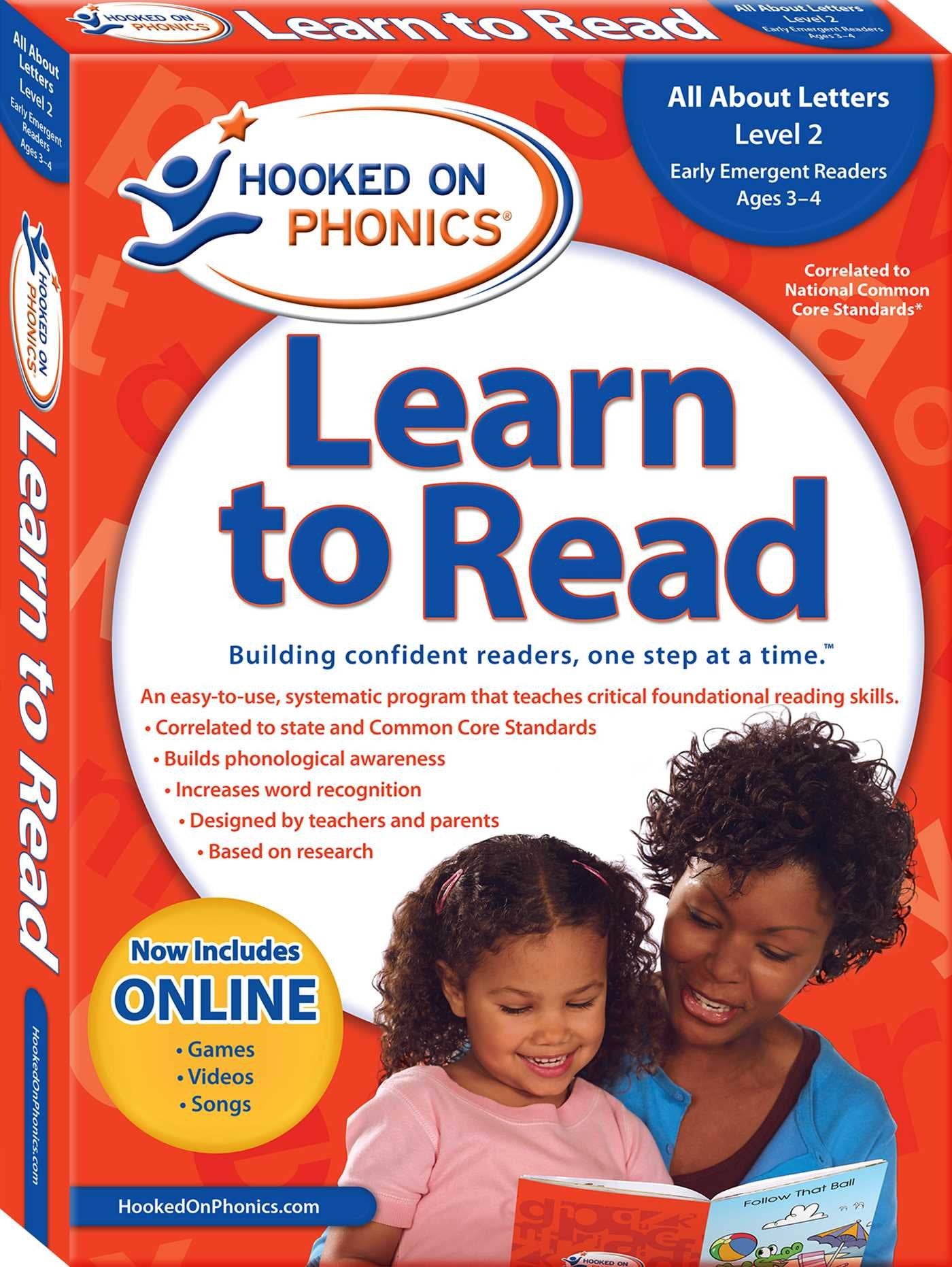 Hooked on Phonics Learn to Read - Level 2: All About Letters (Early Emergent Readers | Pre-K | Ages 3-4) (2) - 6314