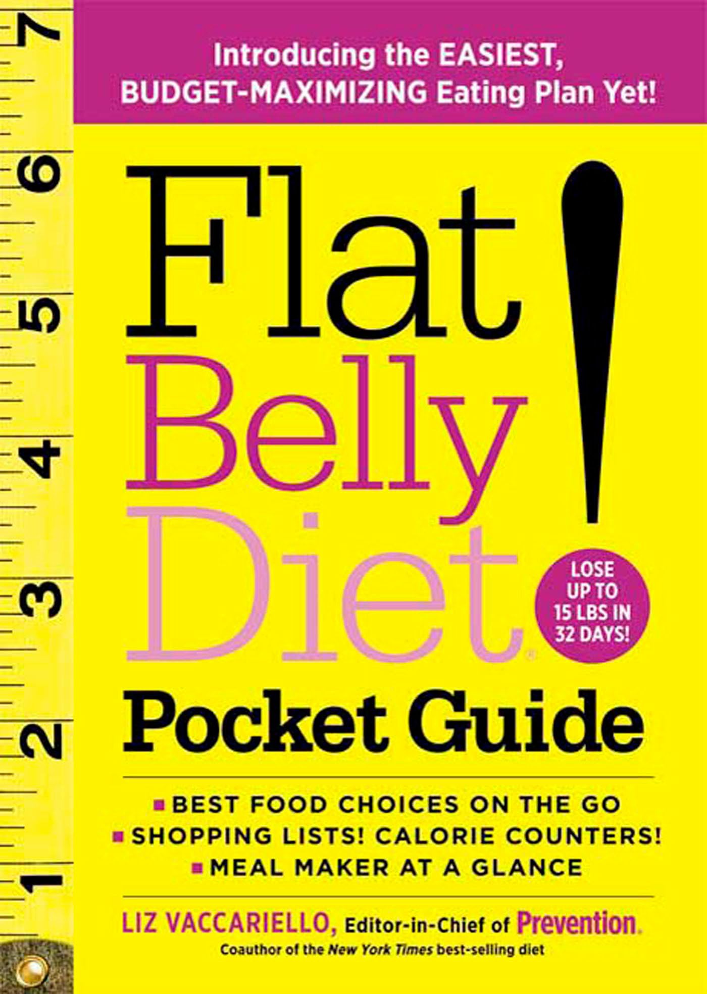 Flat Belly Diet! Pocket Guide: Introducing the EASIEST, BUDGET-MAXIMIZING Eating Plan Yet The Happy Book Stack