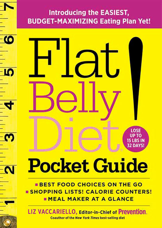 Flat Belly Diet! Pocket Guide: Introducing the EASIEST, BUDGET-MAXIMIZING Eating Plan Yet The Happy Book Stack