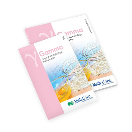 Math U See: Gamma Level Instruction Pack (Instruction Manual and DVD) - 3946