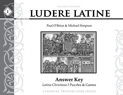 Ludere Latine I Answer Key The Happy Book Stack