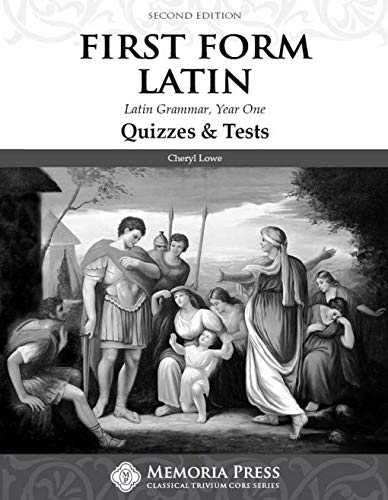 First Form Latin Quizzes & Tests The Happy Book Stack