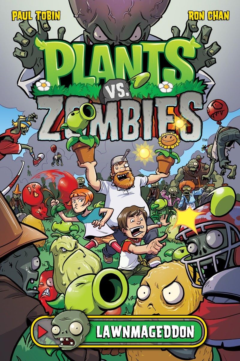 Plants vs. Zombies Volume 1: Lawnmageddon The Happy Book Stack