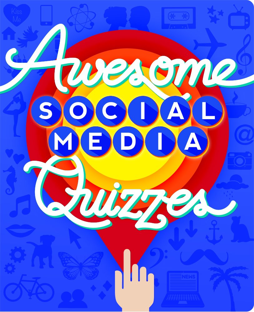 Piccadilly Awesome Social Media Quizzes | Interactive Book Game | Test Your Knowledge | 75 Quizzes | 240 Pages The Happy Book Stack
