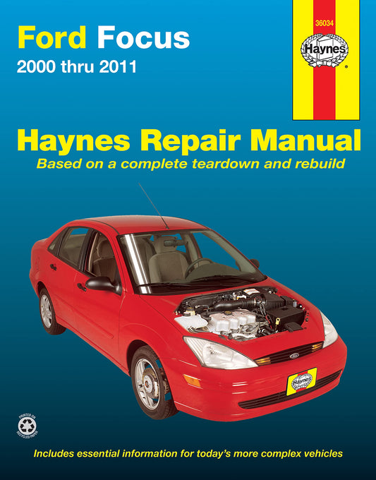 Ford Focus 2000 thru 2011 Haynes Repair Manual - 8935