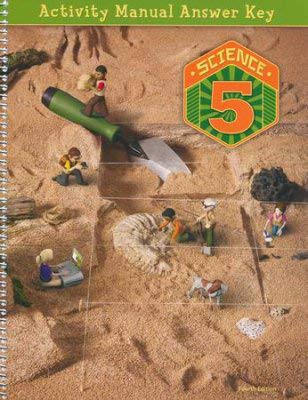 BJU Press Science 5 Student Activities Manual Answer Key, 4th Edition, Grade 5 The Happy Book Stack