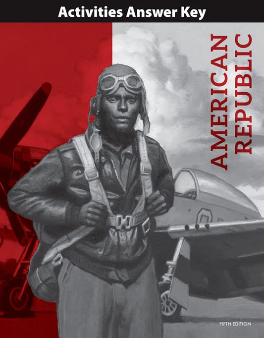 5th Edition BJU Press American Republic Activities Answer Key The Happy Book Stack