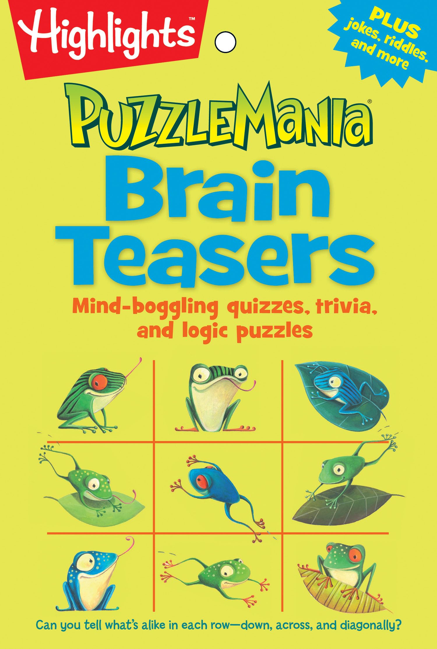 Brain Teasers: Mind-boggling quizzes, trivia, and logic puzzles The Happy Book Stack