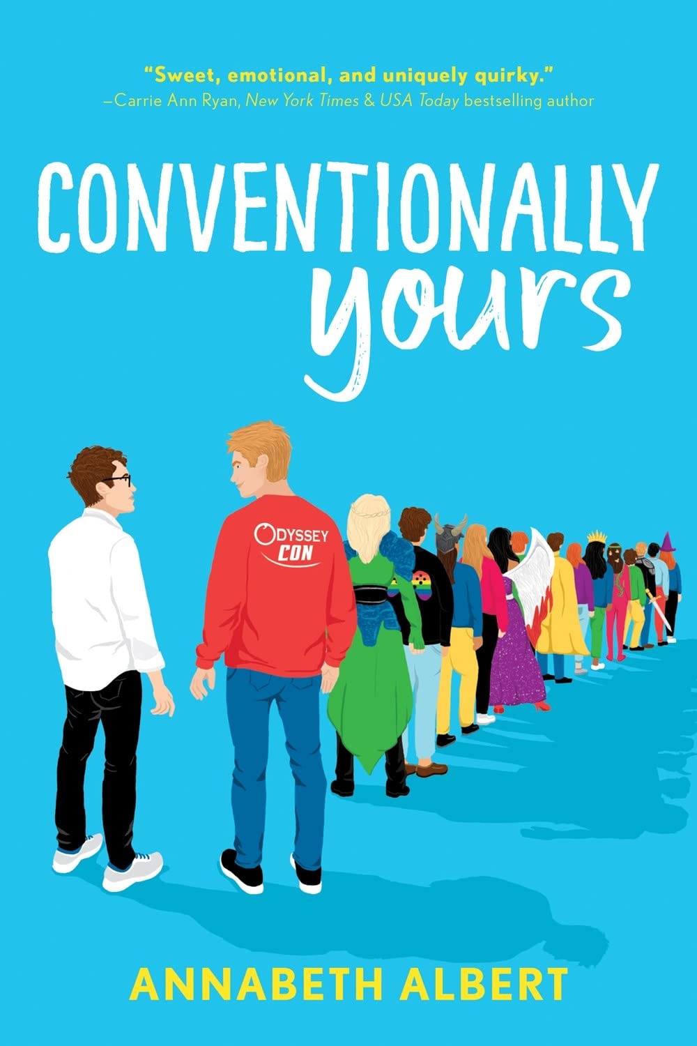 Conventionally Yours: A slow-burn, enemies-to-lovers queer romance (True Colors, 1) The Happy Book Stack