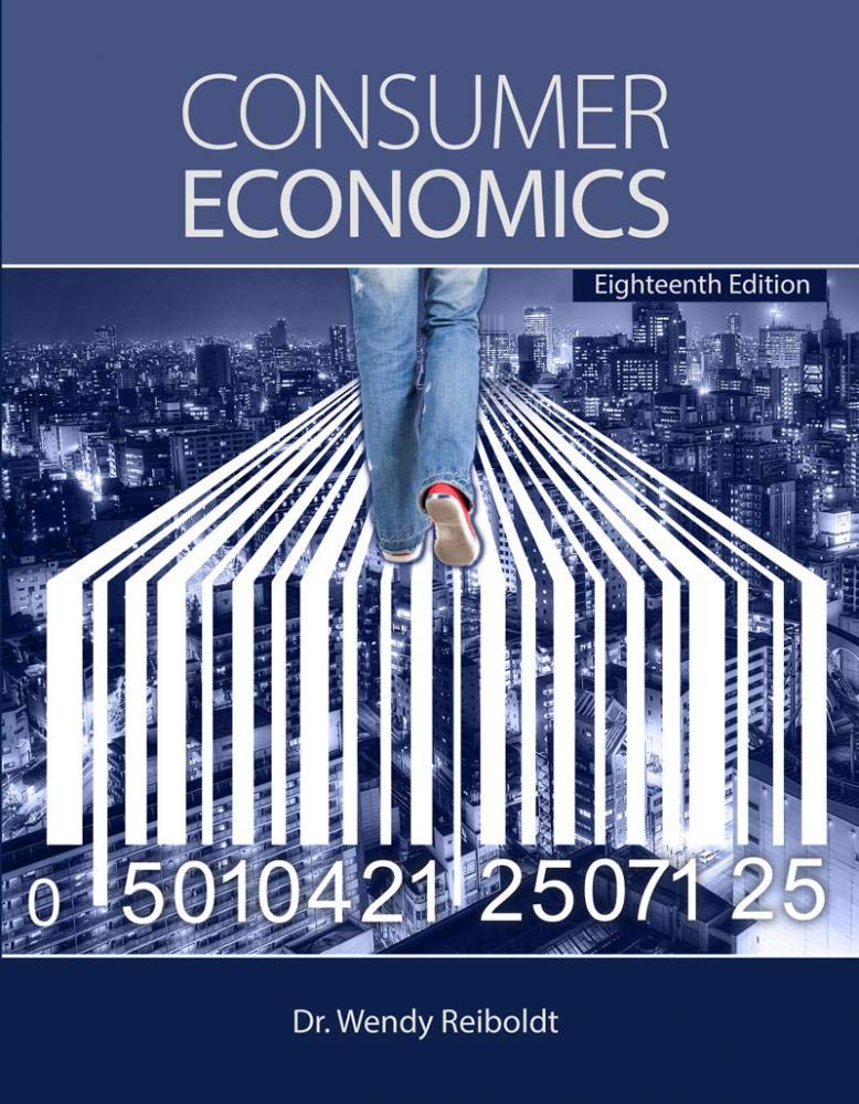 Consumer Economics - 5924