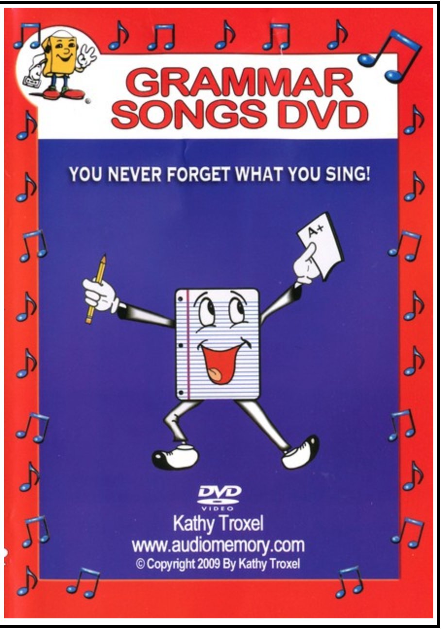 Audio Memory Grammar Songs, DVD by Kathy Troxel The Happy Book Stack