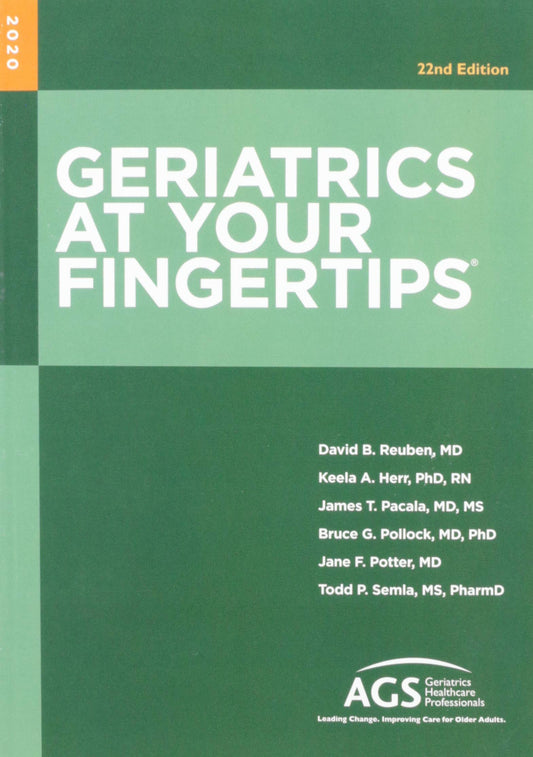 Geriatrics at Your Fingertips 2020: Book Only - 1055
