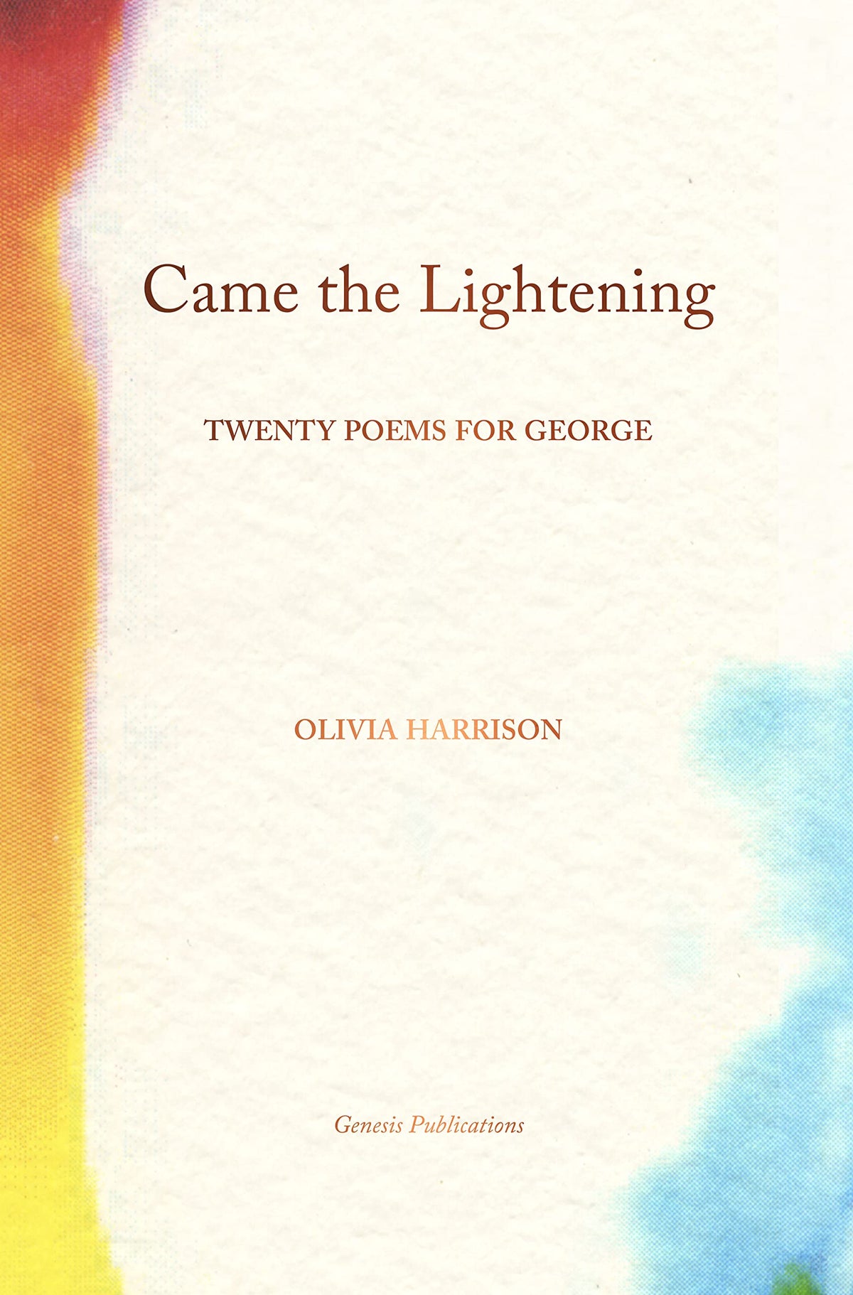 Came the Lightening: Twenty Poems for George The Happy Book Stack