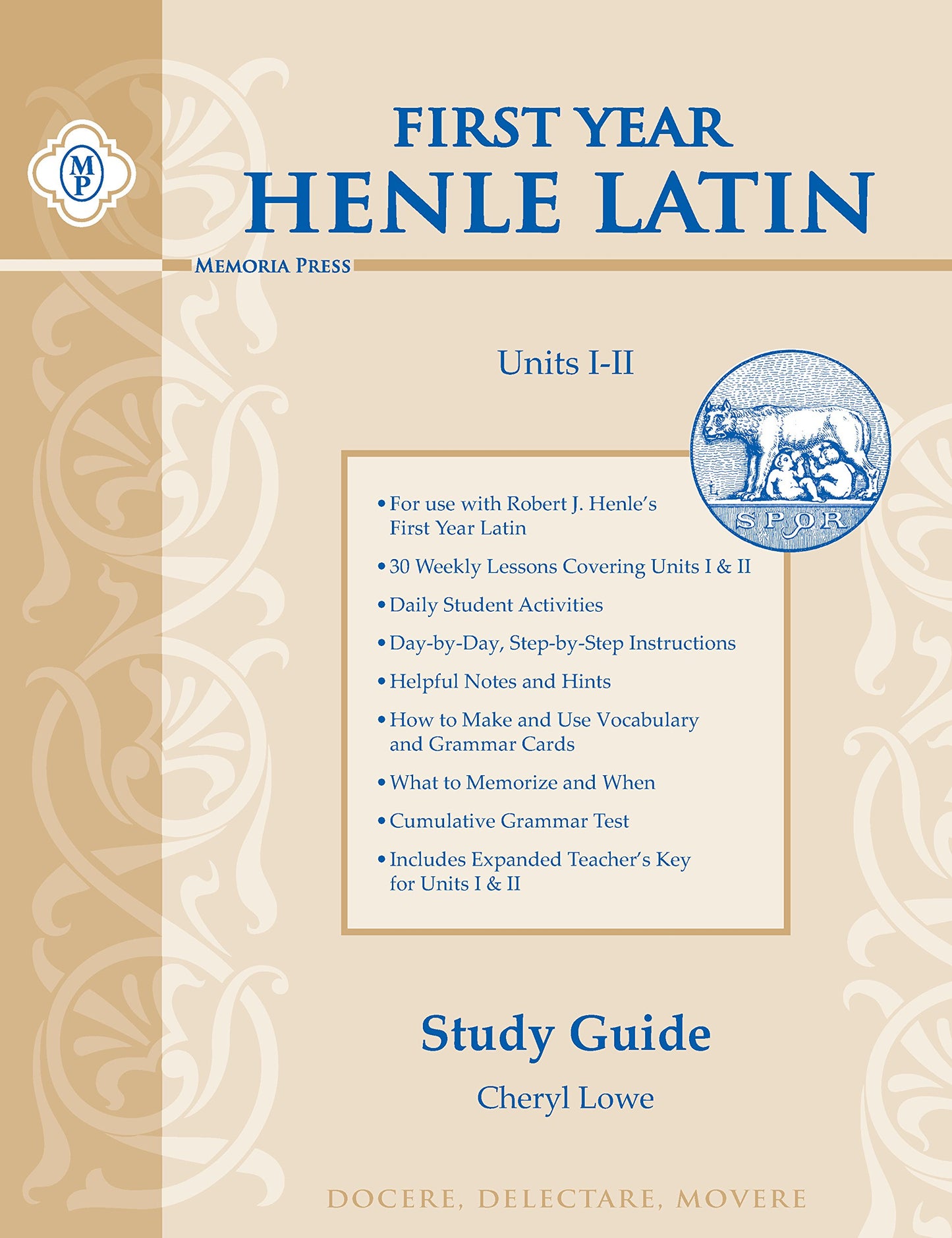 Henle Latin I Study Guide Units I and II (Latin Edition) The Happy Book Stack