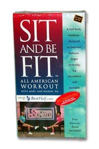 Sit and Be Fit: ALL American Workout with Exercise Band - 2185