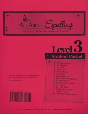 All About Spelling Level 3 (Additional Student Pack) The Happy Book Stack