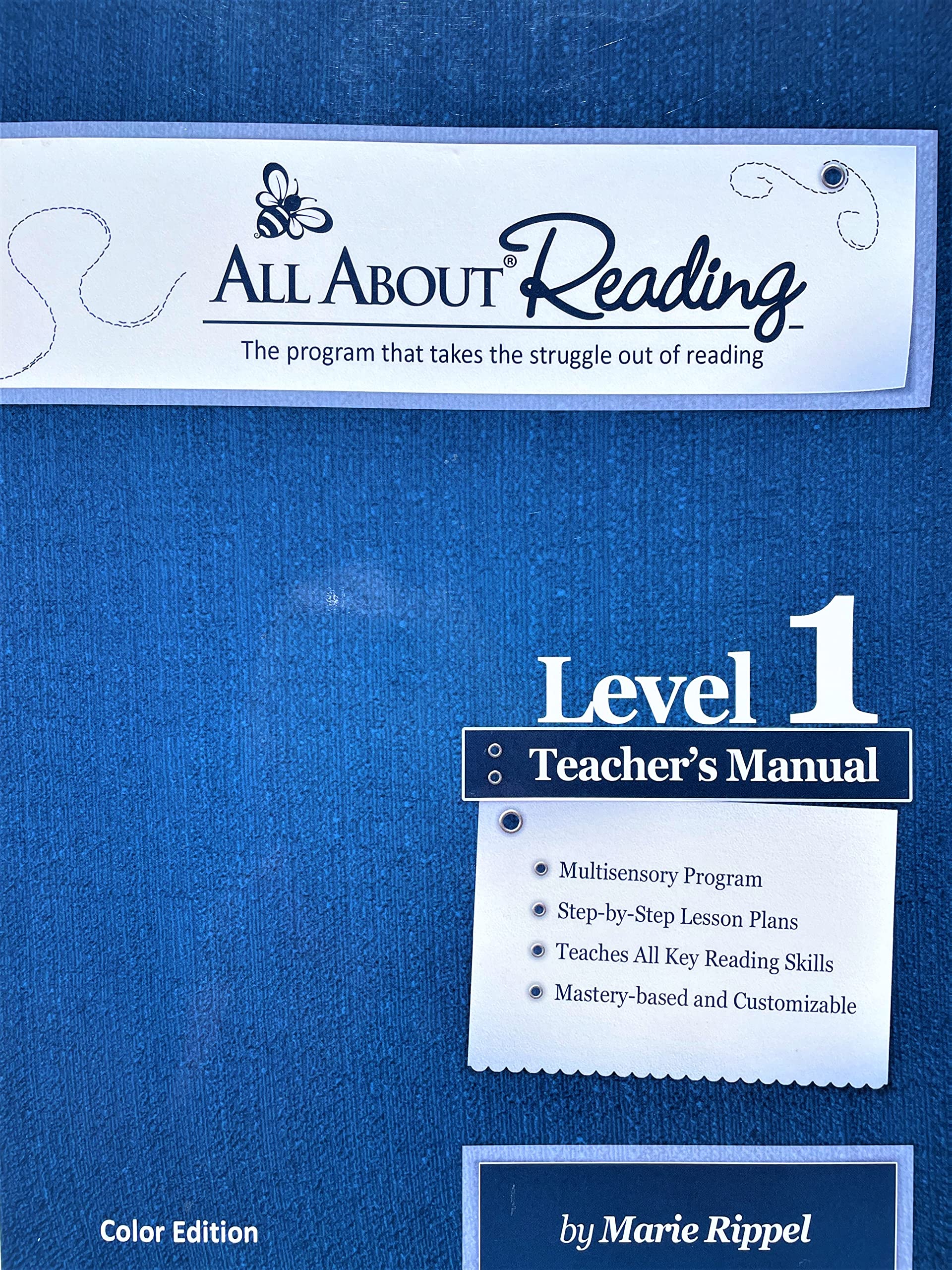 All About Reading Level 1 Teacher's Manual Color Edition The Happy Book Stack
