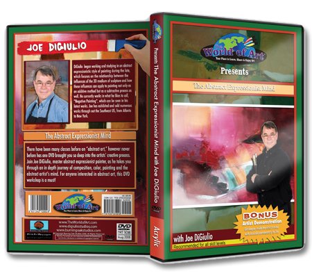 Joe DiGiulio"The Abstract Expressionist Mind" DVD - Special Edition(Not for use with Computers) - 3732