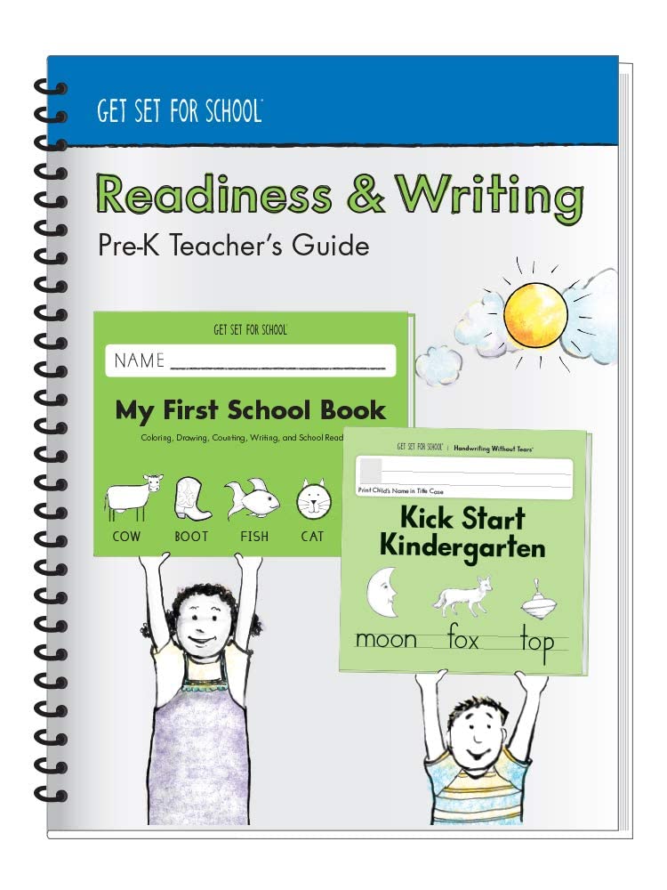 Learning Without Tears Readiness & Writing, Age 3+, Preschool, Handwriting Practice, Writing Book, School & Home, Language Arts, Tutoring, Sensory - 731
