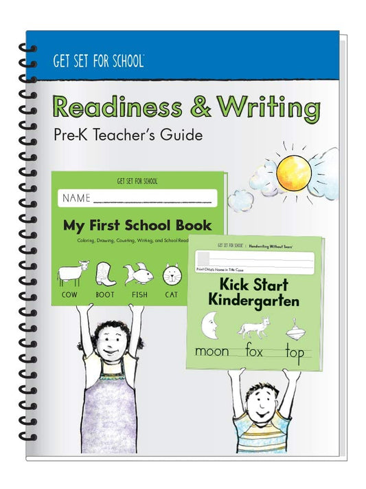 Learning Without Tears Readiness & Writing, Age 3+, Preschool, Handwriting Practice, Writing Book, School & Home, Language Arts, Tutoring, Sensory - 731
