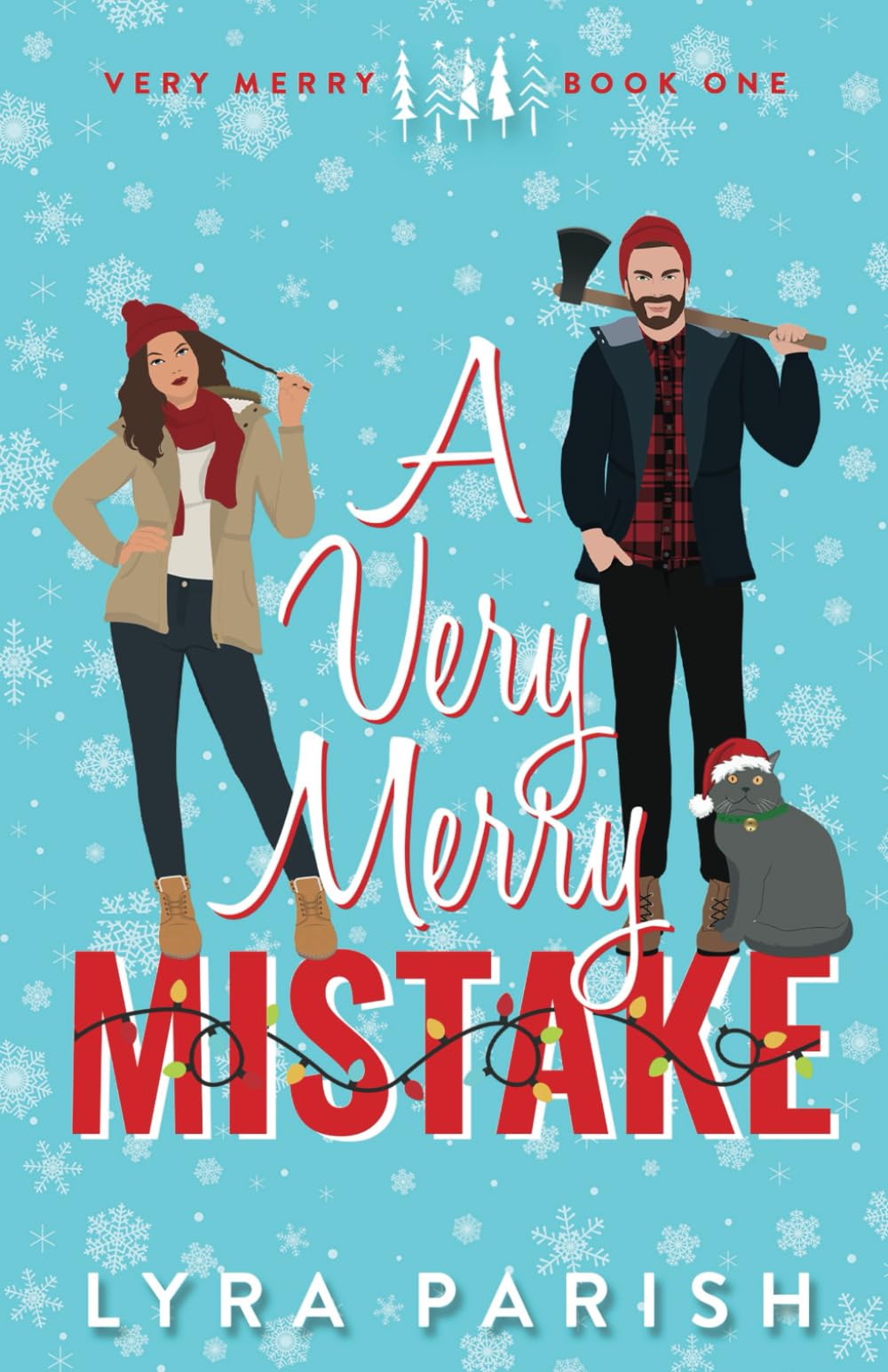 A Very Merry Mistake: A Small Town, Forced Proximity, Holiday Contemporary Romance The Happy Book Stack