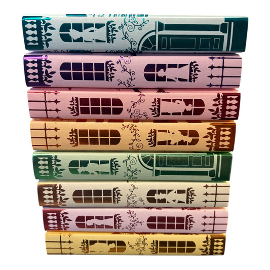 Bridgerton Series by Julia Quinn – Illumicrate Exclusive Special Editions, 8-Volume Hardcover Set with Sprayed Edges Illumicrate