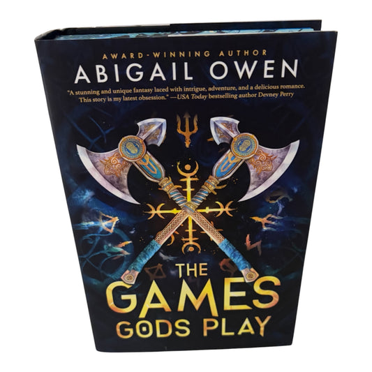 The Games Gods Play by Abigail Owen – Deluxe Hardcover Edition with Illustrated Stenciled Edges Abigail Owen